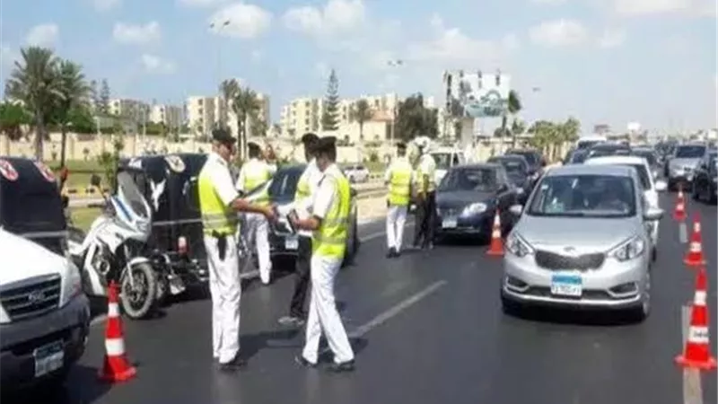 رادار المرور يضبط 123 ألف مخالفة مرورية فى يوم