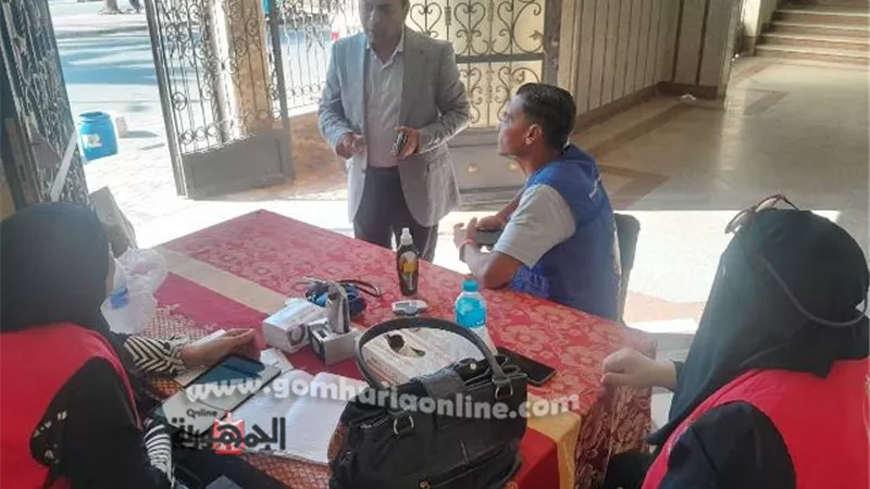 وكيل الصحة بدمياط يتابع حملة ١٠٠ يوم صحة