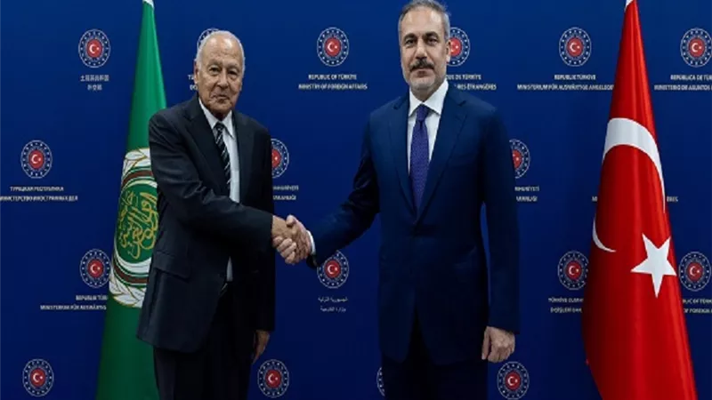 أبو الغيط يبحث مع وزير الخارجية التركي تطورات الأوضاع في المنطقة