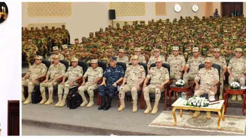 وزير الدفاع يلتقى بعدد من مقاتلى القوات الخاصة من المظلات والصاعقة
