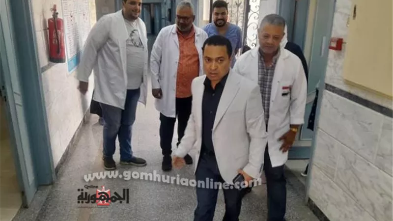 وكيل الصحة بدمياط يفاجئ مستشفى ميت أبو غالب المركزي