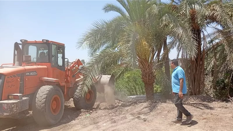استمرار حملات رفع التراكمات وتحسين المظهر الحضاري بمركز ساحل سليم