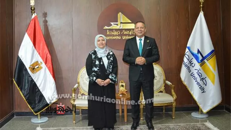 السلنتي عميدة لكلية التجارة بجامعة دمياط