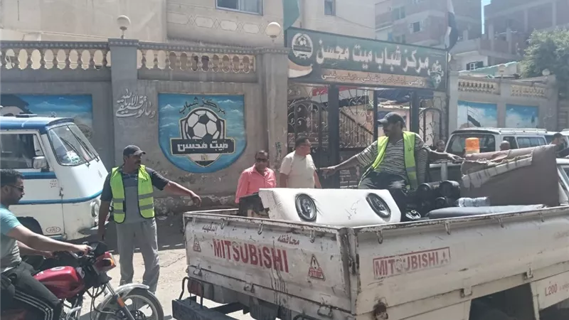 ضبط ومصادرة 49 جهاز صوت وسماعة والتصدي لظاهرة التلوث بالدقهلية