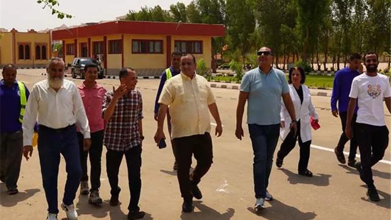 رئيس جهاز سوهاج الجديدة يتفقد أهم المنشآت الخدمية التى تمس كل أسرة صور