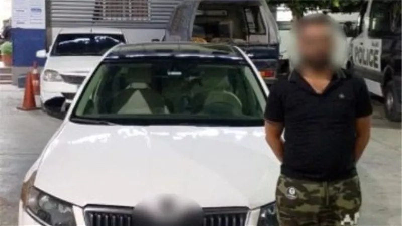 عاطل يدهس شخصا يحمل جنسية إحدى الدول فى عين شمس