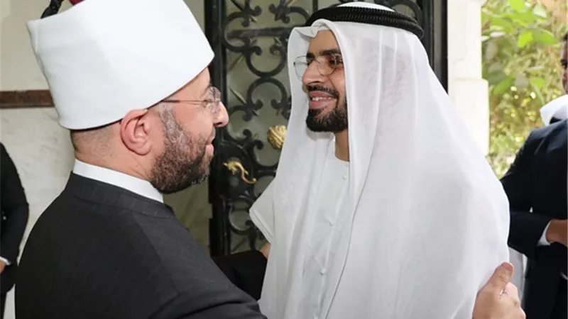 وزير الأوقاف يبحث التعاون مع رئيس الشئون الإسلامية بالإمارات