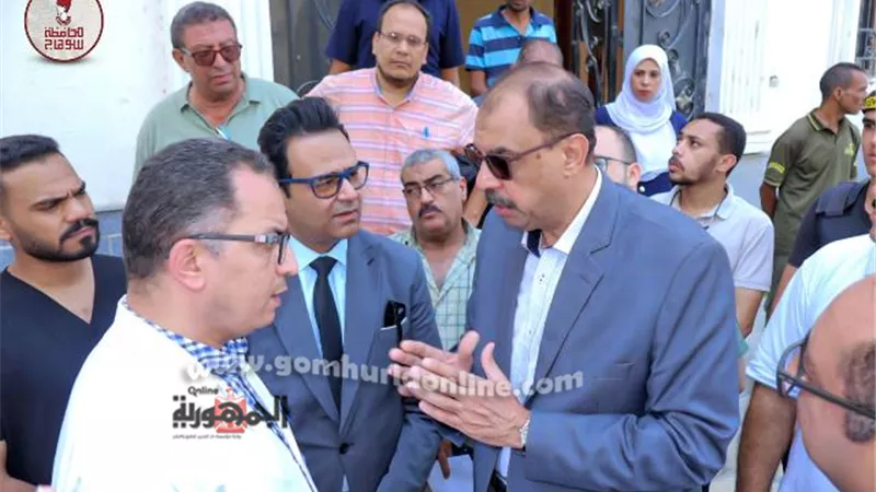محافظ سوهاج في جولة مفاجئة لمستشفى سوهاج التعليمي