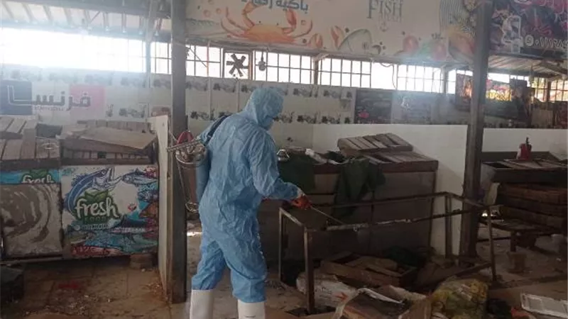 تحرك فورى للشروق الطبية لمكافحة بؤرة بعوض وذباب بمحطة رفع وأسواق الخير