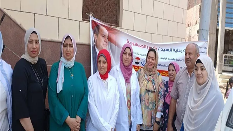 البحيرة.. قافلة سكانية شاملة تقدم خدماتها لقرية أبو خطوة