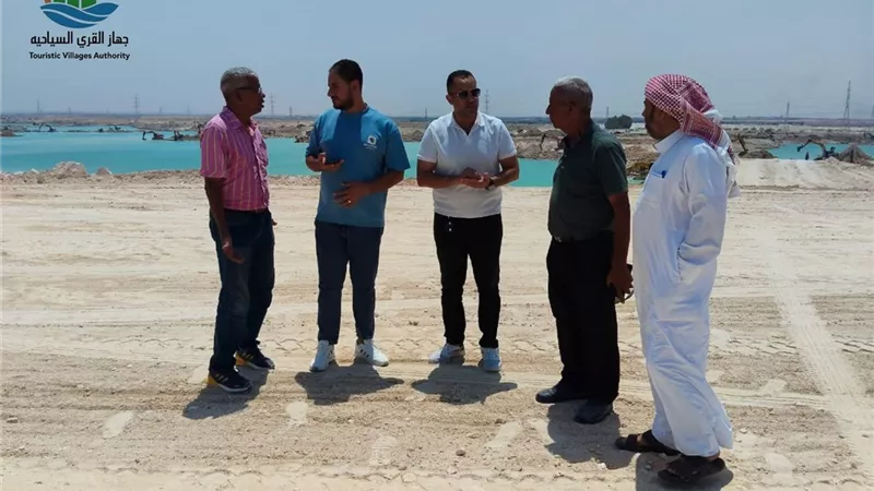 رئيس الجهاز يواصل متابعته للمشروعات الجاري تنفيذها بالقرى السياحية