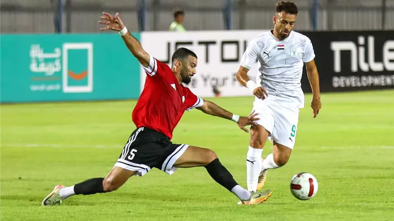 المصرى يواصل انتصاراته فى الدورى بثلاثية فى شباك طلائع الجيش