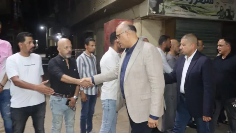 محافظ القليوبية يقدم واجب العزاء لأسر ضحايا حريق شلقان بالقناطر