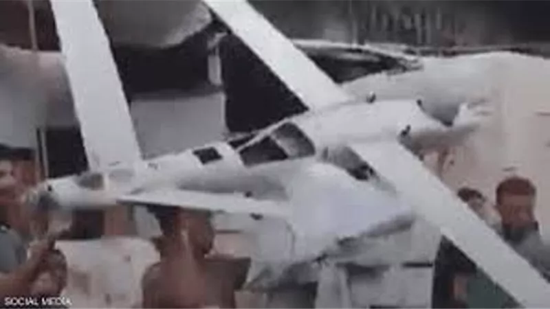 سقوط طائرة استطلاع إسرائيلية في غزة
