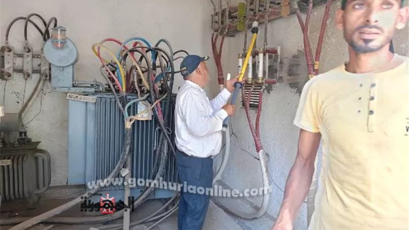 شعيب يتابع تحسين خدمة واستقرار التيار الكهربائى في عدد من المناطق