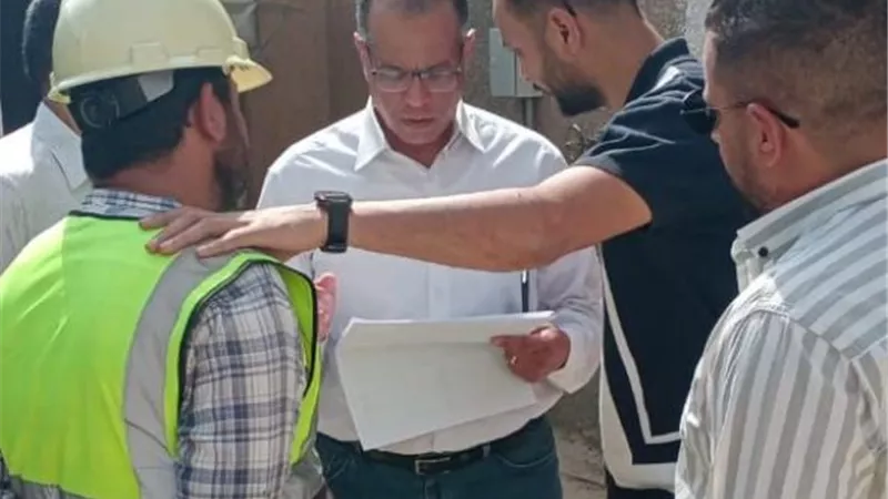 جهاز 15 مايو ينفذ مشروع تقنى لأول مرة فى المرافق الخدمية بالمدينة صور