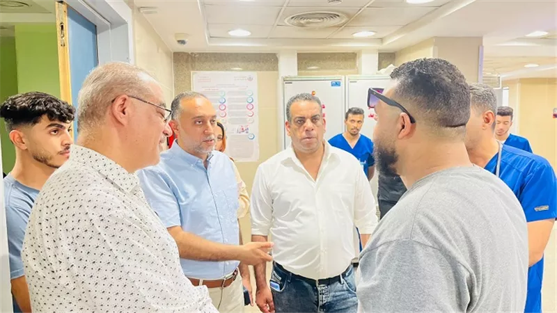 وكيل صحة شمال سيناء يتفقد مستشفي العريش العام