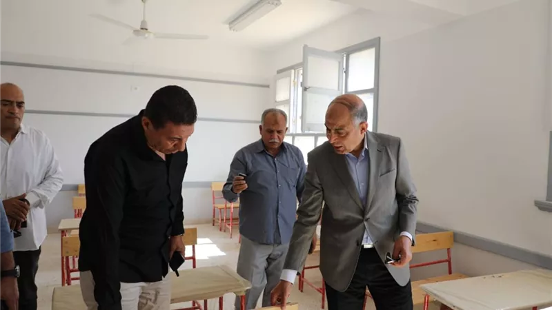 محافظ المنيا يتفقد مدرسة الجبرتي الجديدة بتكلفة 13.5 مليون جنيه
