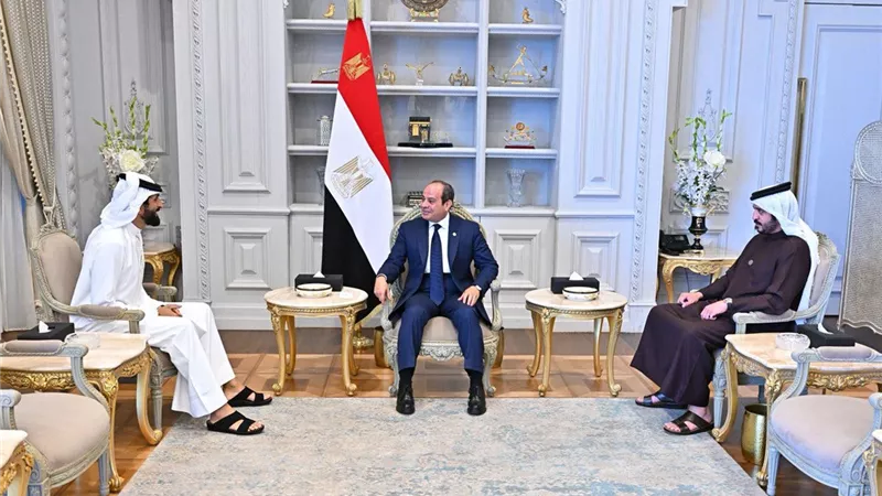 الرئيس السيسي يؤكد حرص مصر على مواصلة التنسيق والتعاون مع البحرين في جميع المجالات