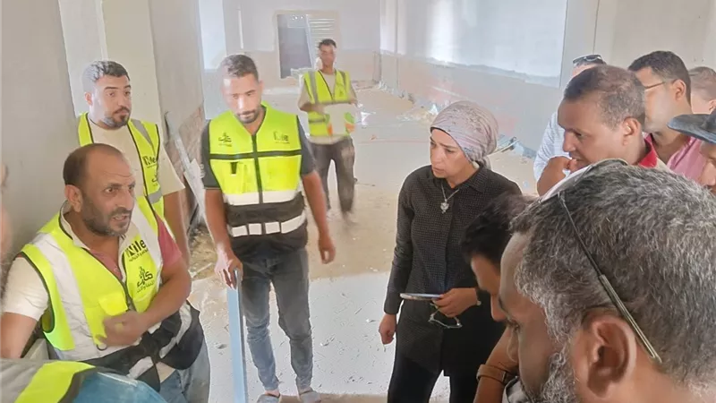 رئيس جامعة الأقصر تتفقد المشروعات الإنشائية ومعدلات التنفيذ