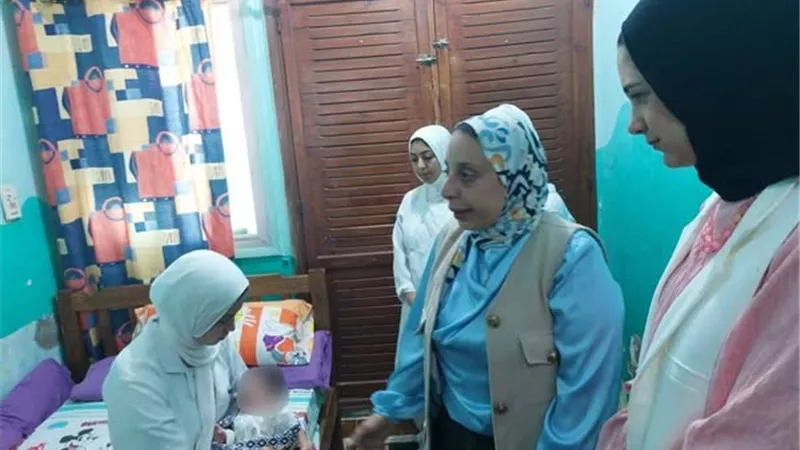 مدير صحة الإسماعيلية تتفقد دار إيواء المستقبل
