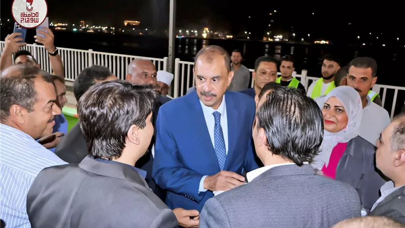 محافظ سوهاج يفتتح المرسى السياحي بالكورنيش الغربي بطول 140 مترا