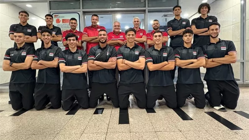 منتخب شباب الطائرة يتوجه إلى الصين للمشاركة في بطولة العالم