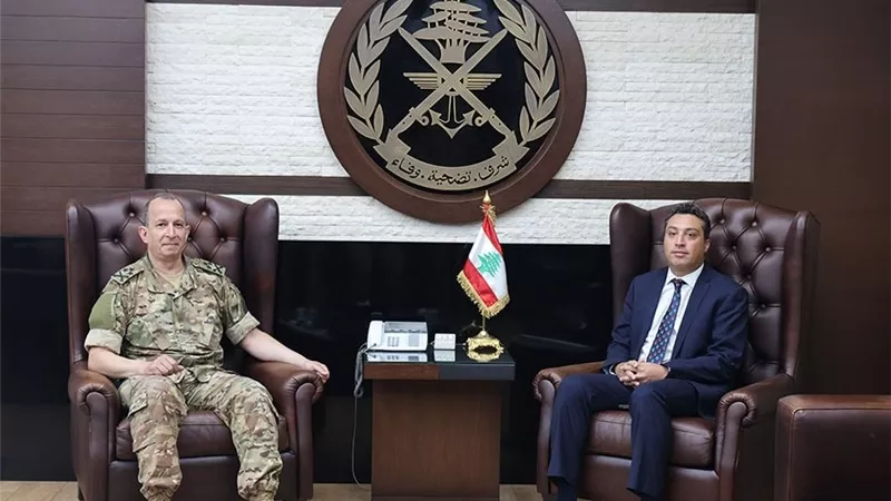 قائد الجيش اللبناني يبحث سبل التعاون مع اليونيفيل