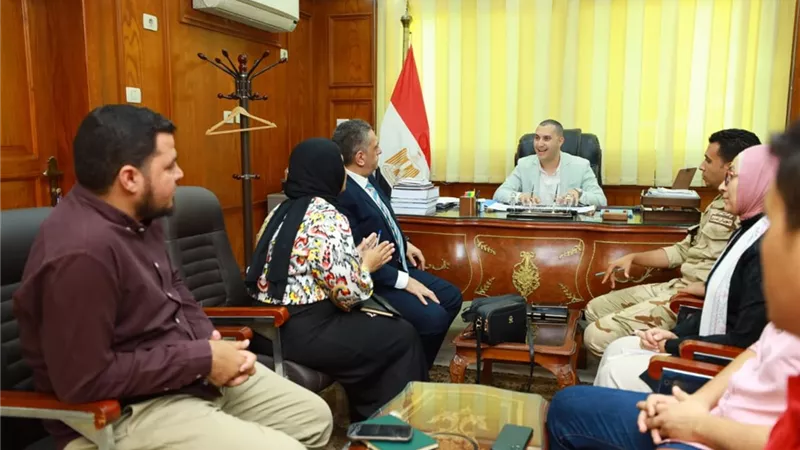 اجتماع تنسيقي لتسليم قطعةأرض لإنشاءالمستشفى العام الجديدبكفرالشيخ