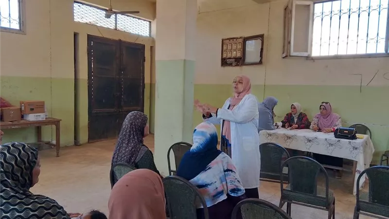 ختام قافلة سكانية شاملة بقرية البوصيلى برشيد
