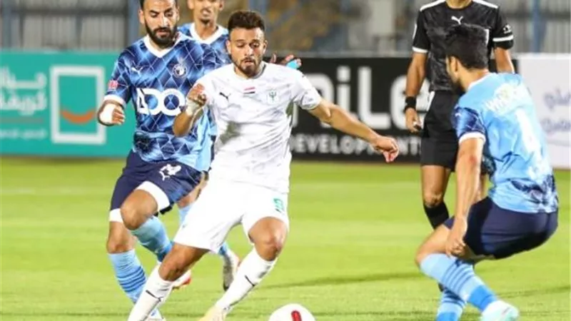 المصري يخطف تعادلاً مثيراً من بيراميدز في الوقت القاتل