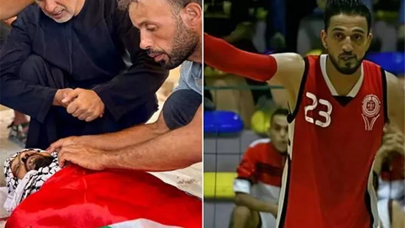 استشهاد محمد شعلان لاعب منتخب السلة الفلسطيني