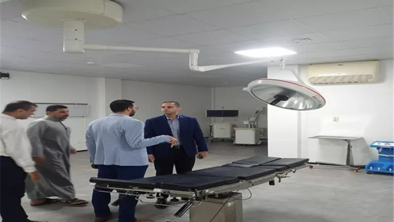 نائب وزير الصحة والسكان يتفقد مستشفى رأس الحكمة