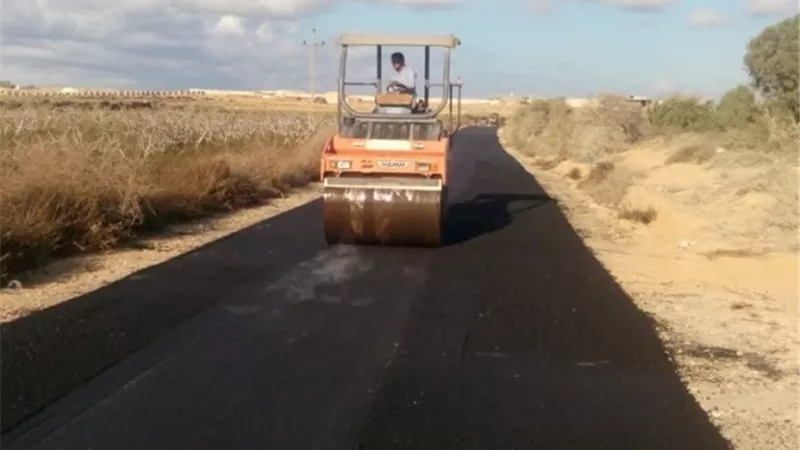 7 مشروعات طرق جديدة بمرسى مطروح
