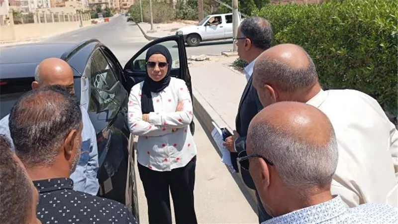 رئيس جهاز 15 مايو يتفقد أهم الأعمال الخدمية والميدانية للسكان.. بالصور
