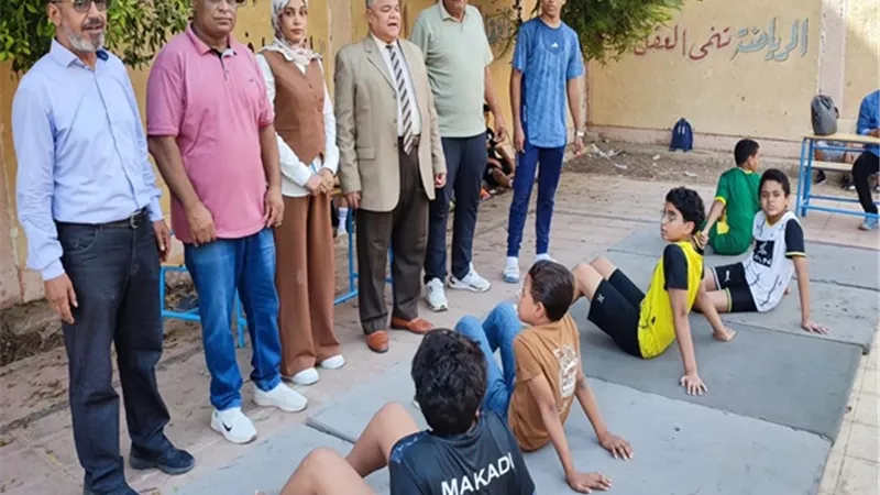 اختبارات دقيقة لاكتشاف المواهب بمدرسة الأقصر الرياضية