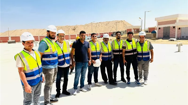 حدائق أكتوبر تعزز شبكات المياه بتشغيل خزان جديد