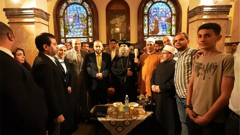 محافظ أسيوط يشارك في الليلةالختاميةلاحتفالات صوم السيدة العذراء