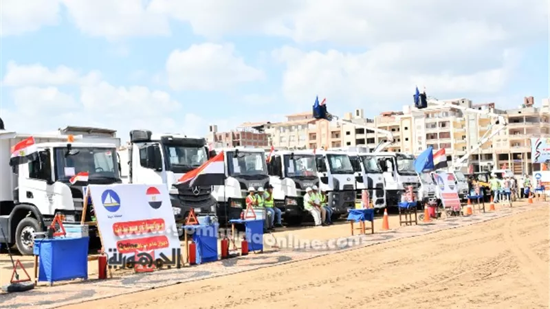 مياه دمياط تشارك في فعاليات التدريب العملي المشترك