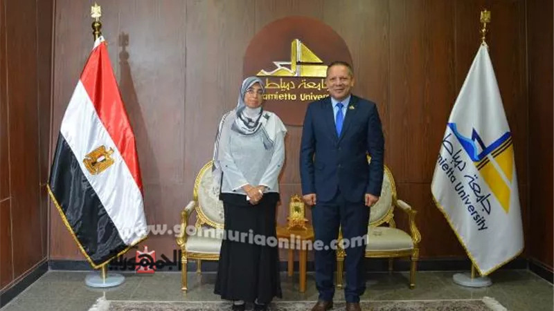 رغداء وكيلا للدراسات العليا بكلية طب دمياط