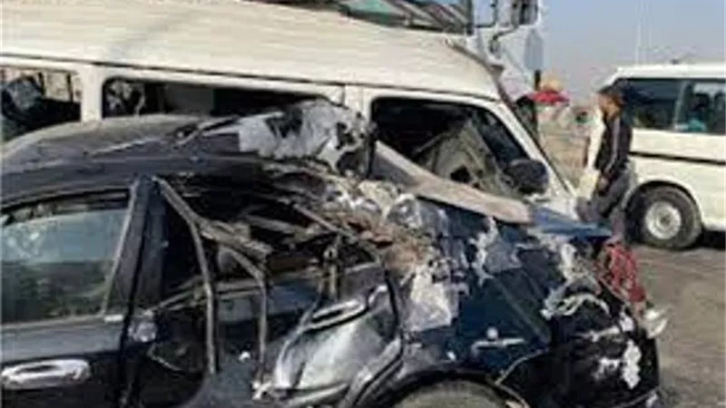 إصابة 5 فى حادث تصادم سيارة ملاكي وأخرى ميكروباص بقنا