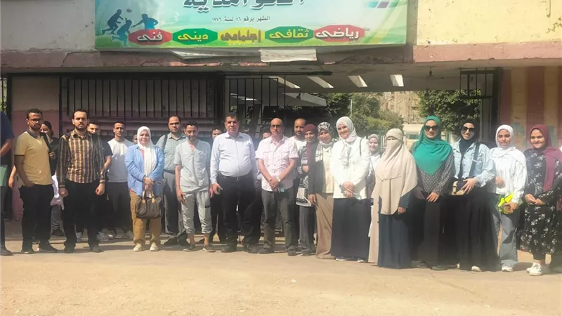 جامعة القاهرة تطلق قافلة تنموية شاملة بالحوامدية