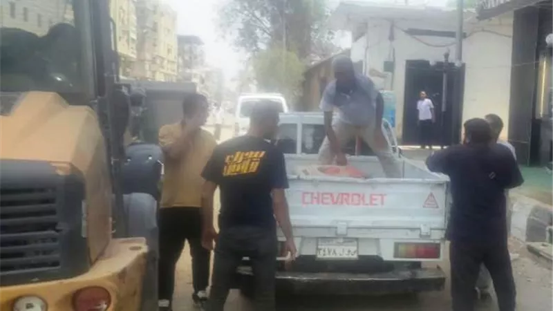 إزالة 148 حالة تعدى ضمن المرحلة الأولى للموجه الـ 27 بأسوان