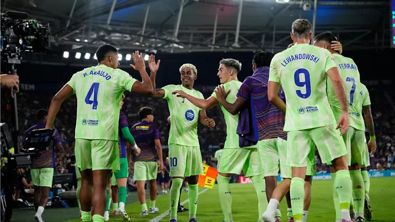 رجل مباراة برشلونة وليفانتي في الدوري الإسباني