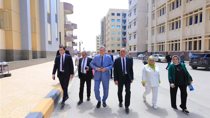 لجنة الأعلى للجامعات تتفقد جاهزية جامعة كفرالشيخ الأهلية ..صور