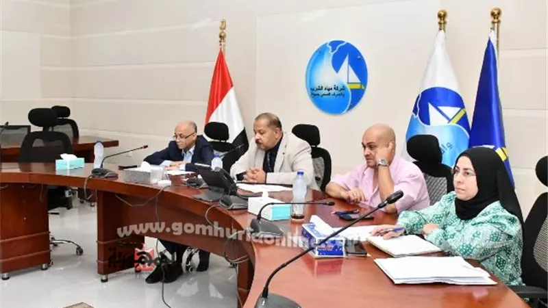إنتهاء إختبارات الوظائف القيادية بمياه دمياط