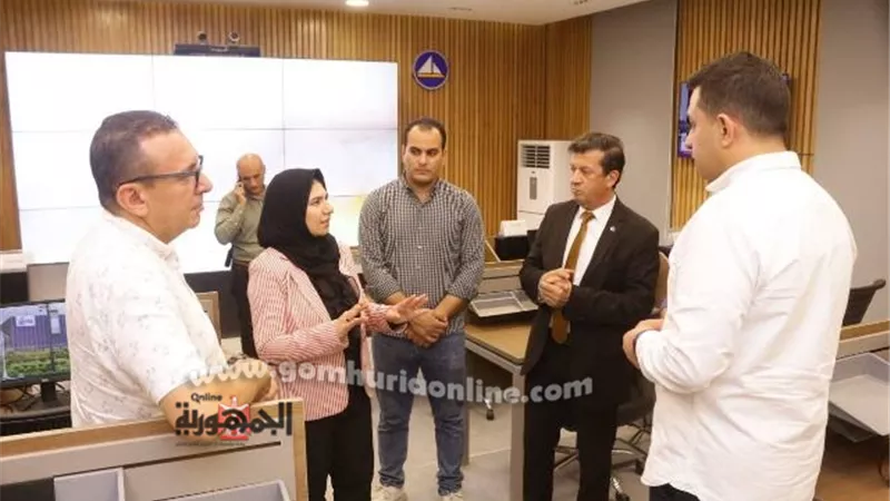 نائب محافظ دمياط تتفقد مركز سيطرة الشبكة الوطنية