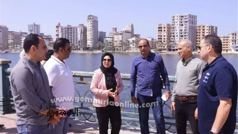 نائب محافظ دمياط تشدد على الإلتزام بمعايير النظافة بكورنيش النيل