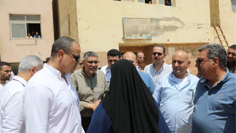 محافظ الجيزة يتفقد مستشفى أطفيح المركزي ويتابع أعمال التطوير