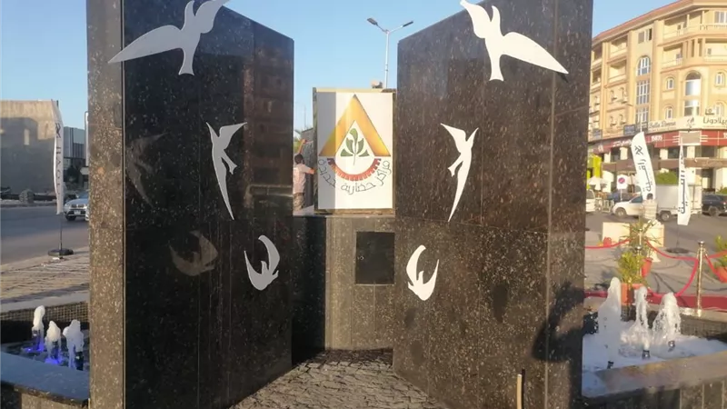 رئيس جهاز مدينة دمياط الجديدة يشهد افتتاح ميدان الدكتور باسم فاضل بعد تطويره